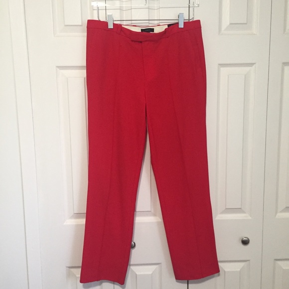 J. Crew | Hot Pink Tollegno 1900 Capri Pants - Picture 1 of 6